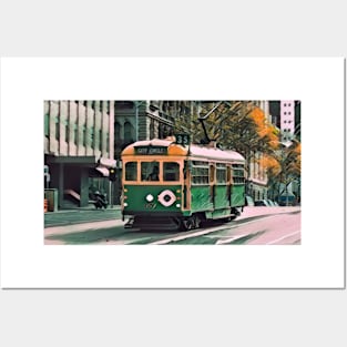Melbourne City Tram Posters and Art